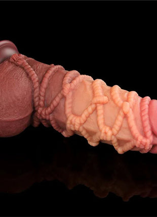 Dildo Dual Layer King Size Nature 9.5