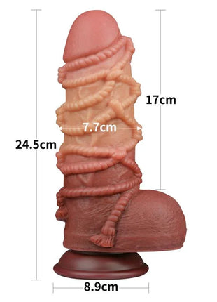 Dildo Dual Layer King Size Nature 9.5