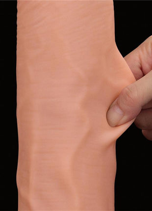 Dildo Dual Layer Sliding Skin 14