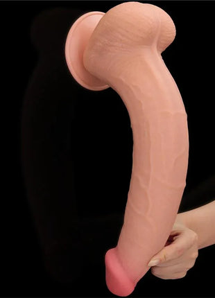 Dildo Dual Layer Sliding Skin 13.5