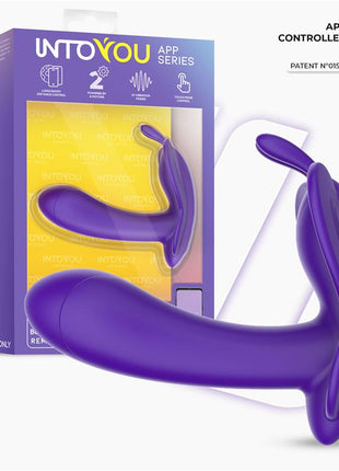 Wingy Butterfly Vibrator with App Dark Purple