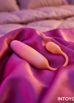 NexEgg Motion Vibrating Egg with Thrusting App Orange Pink