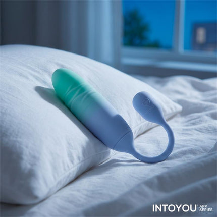 NexEgg Motion Vibrating Egg with Thrusting App Lilac Pistachio