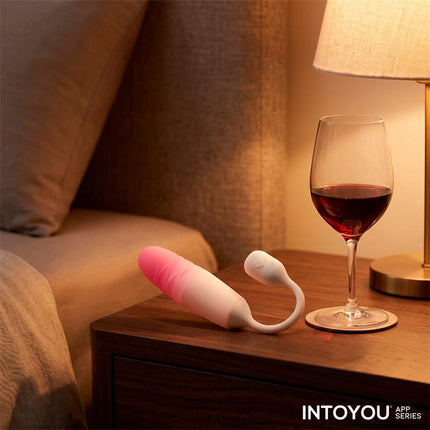 NexEgg Motion Vibrating Egg with Thrusting App Beige Pink