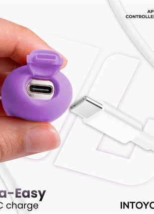 NexEgg Vibrating Egg Double Silicone Layer App Lilac Pistachio