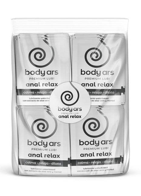 Bag Single Dose Anal Relaxing Water Based Lubricant Gel 100 x 4 ml