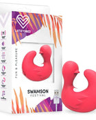 Swamson Stimulator Duckling Thimble USB Silicone Rose