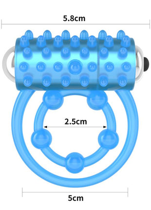 Lumino Play Vibratin Ring Blue Light
