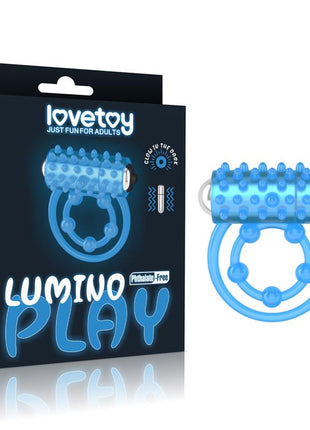 Lumino Play Vibratin Ring Blue Light