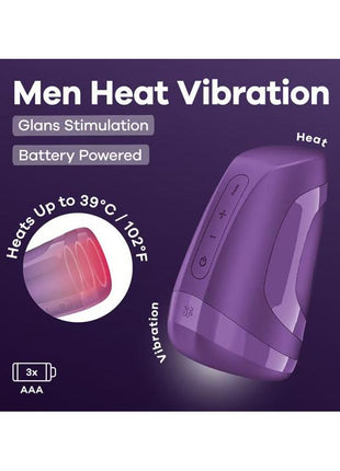 Men Heat Vibration Battery Series Dark Berry