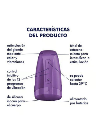 Men Heat Vibration Battery Series Dark Berry