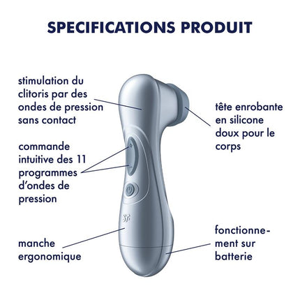Pro 2 Gen 2 Clitoris Sucker Battery Series Ice Blue
