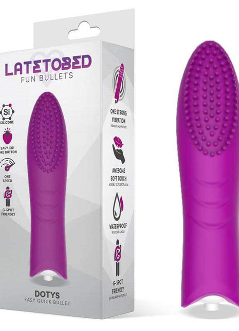 Dotys Easy Quick Vibrating Bullet Silicone Purple