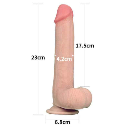Sliding Dildo 9 Flesh – Unmatched Realism and Flexibility by secretsextoys.store