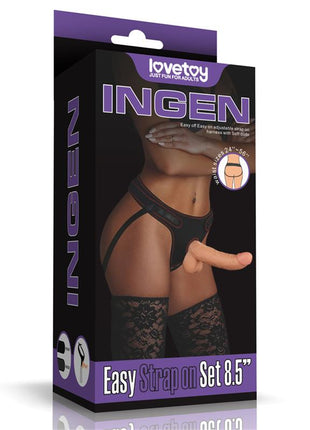 Harness with Dildo Easy Strapon 85