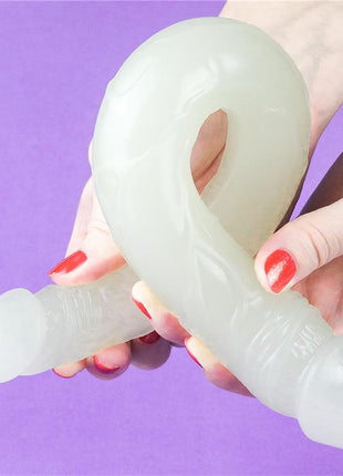 Double Dildo Lumino 145 Blue Light