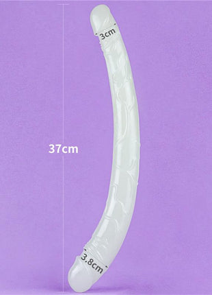 Double Dildo Lumino 145 Blue Light
