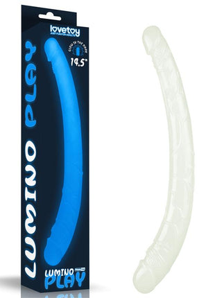 Double Dildo Lumino 145 Blue Light
