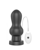 Vibrating Anal Plug King Sized 7 Black