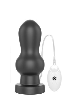 Vibrating Anal Plug King Sized 7 Black