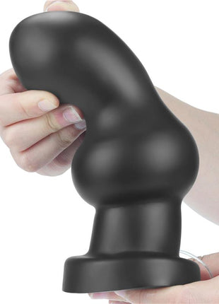Vibrating Anal Plug King Sized 7 Black