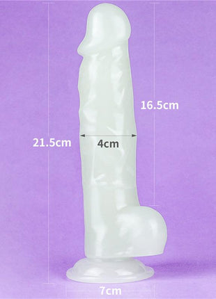 Dildo 85 Lumino Blue Light