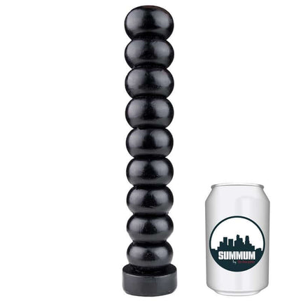 Dildo Gingling 27 cm textured vinyl dildo with rounded tip and raised ball surface