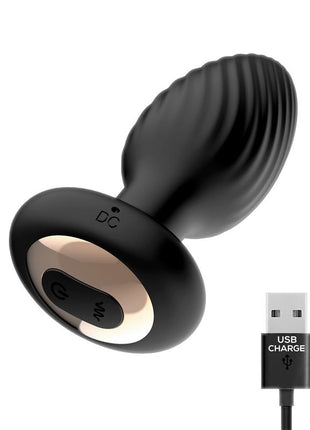 Drago Butt Plug Vibration 360º Twister Movement and Remote Control