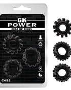 Kit 3 Cock Ring Gear Up Black