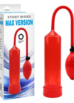 Penis Suction Bomb MAX Version Red