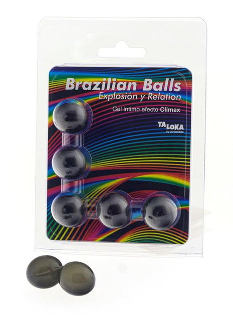 Set 5 Brazilian Balls Gel Climax Effect