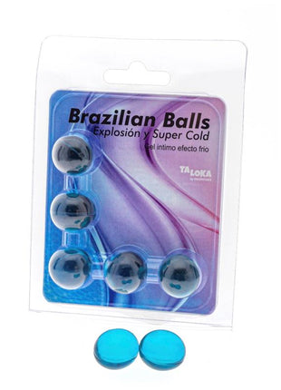Set 5 Brazilian Balls Gel Cold Effect
