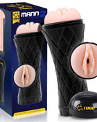 Mann 2 realistic masturbator with vagina-shaped opening and textured tunnel for intense pleasure