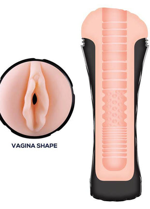 Mann 2 realistic masturbator with vagina-shaped opening and textured interior for enhanced pleasure