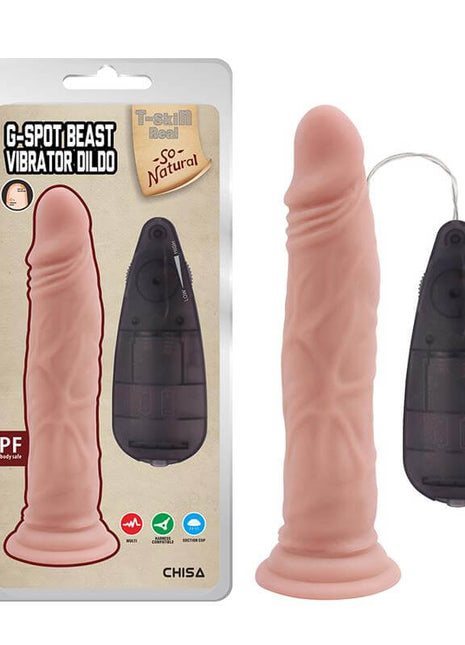 Realistic Vibrating Dildo G-spot Beast 7.8