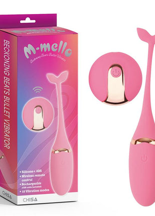 Vibrating Bullet Remote Control Beckoning Beats USB Silicone 59