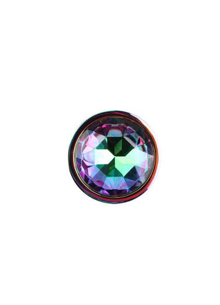 Jewelled Metal Butt Plug 2.7
