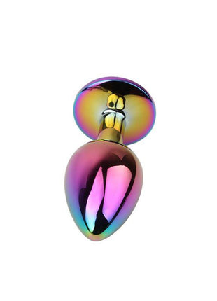Jewelled Metal Butt Plug 2.7
