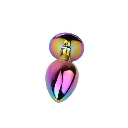 Jewelled Metal Butt Plug 2.7