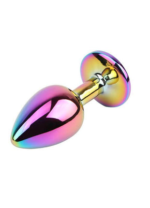 Jewelled Metal Butt Plug 2.7