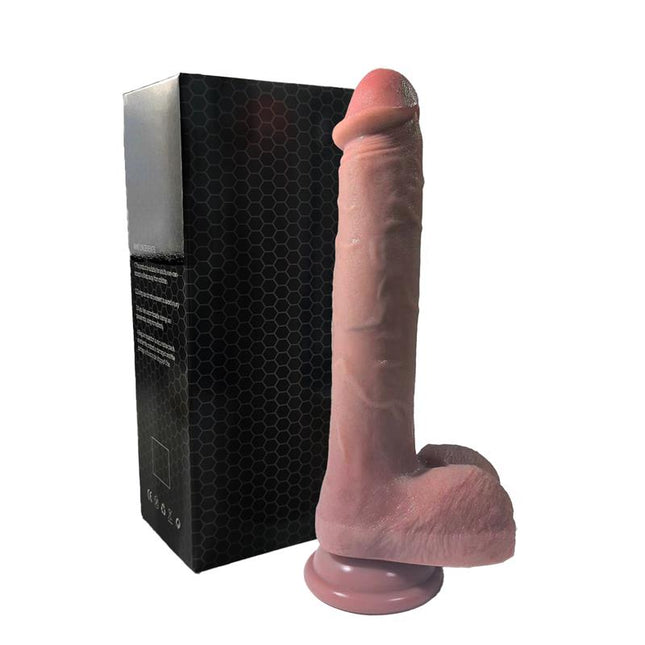 Dildo with Vibration Thrusting and heating 28 cm