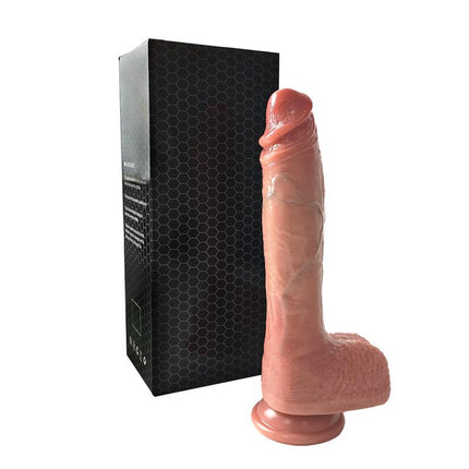 Dildo with Vibration Thrusting and heating 24 cm