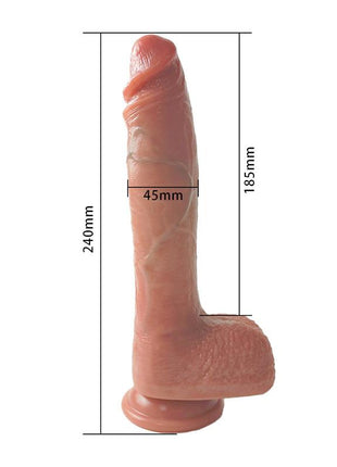Dildo with Vibration Thrusting and heating 24 cm