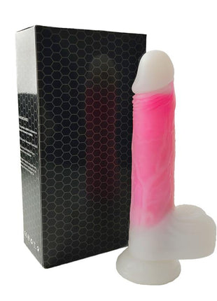 Double layer Dildo with Vibration thrusting and heating 215 cm