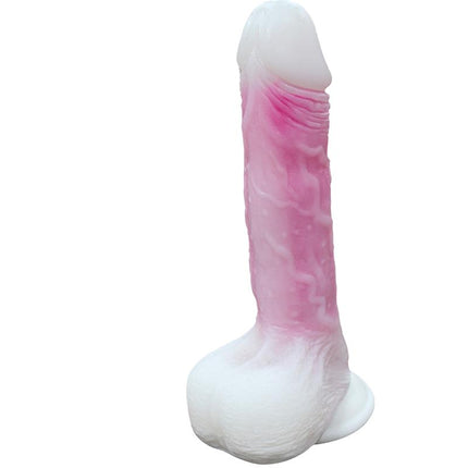 Double layer Dildo with Vibration thrusting and heating 215 cm