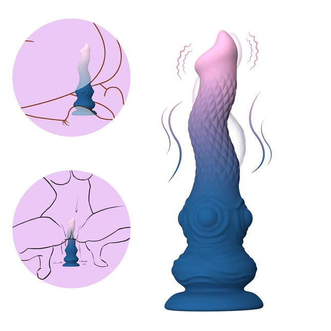 Fantasy Dildo Vibration Oscilation and Suction Cup 233 cm