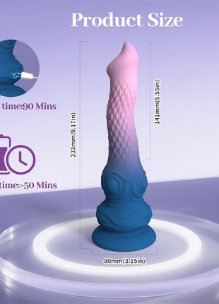 Fantasy Dildo Vibration Oscilation and Suction Cup 233 cm