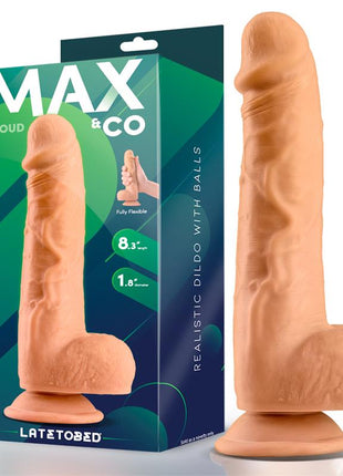 Cloud Realistic Dildo with Testicles 83 Flesh