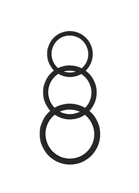 Magnum Force Cock Ring Silicone Black