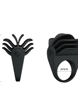 Pretty Love Vibrating Cock Ring Chester Black